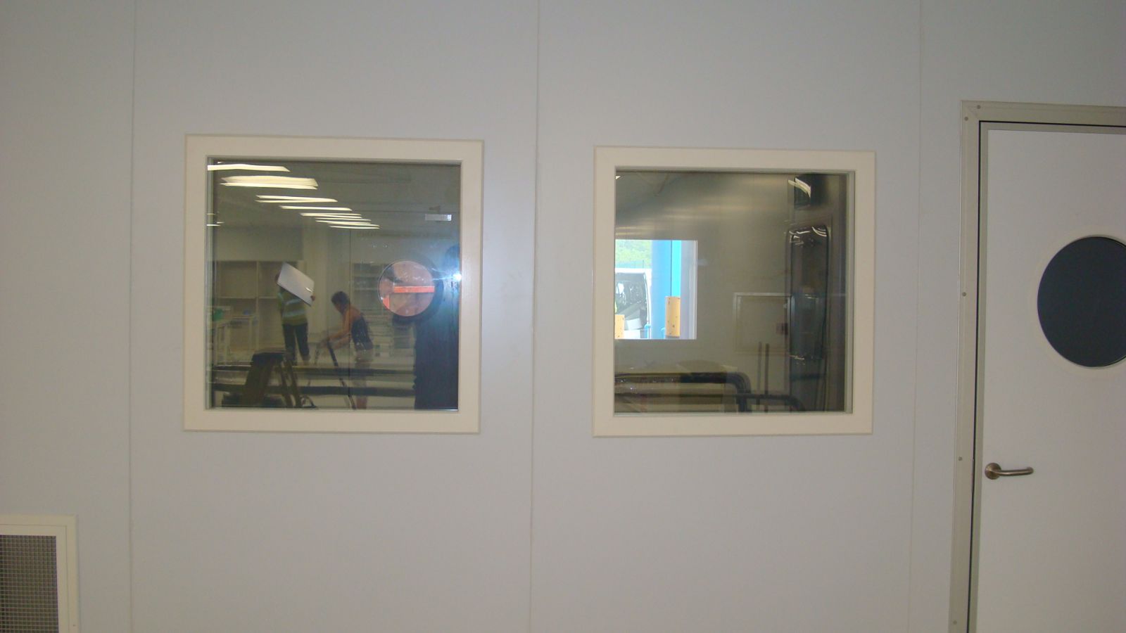 clean room windows - vision panels